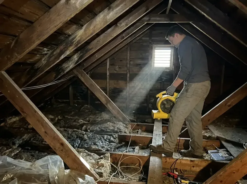 attic-water-damage-drying-proc-007 — frequently asked questions, Emergency Water Extraction & 24/7 Flood Response in Springv…